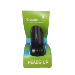 SATORI, Ahead forlnger 1 1/8" Sort.