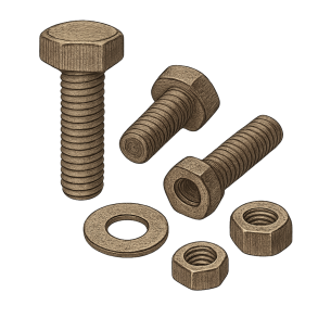 Rustfri bolte & møtrikker