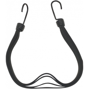 Bagagerem/bagagestrop, m/4 flade elastikker