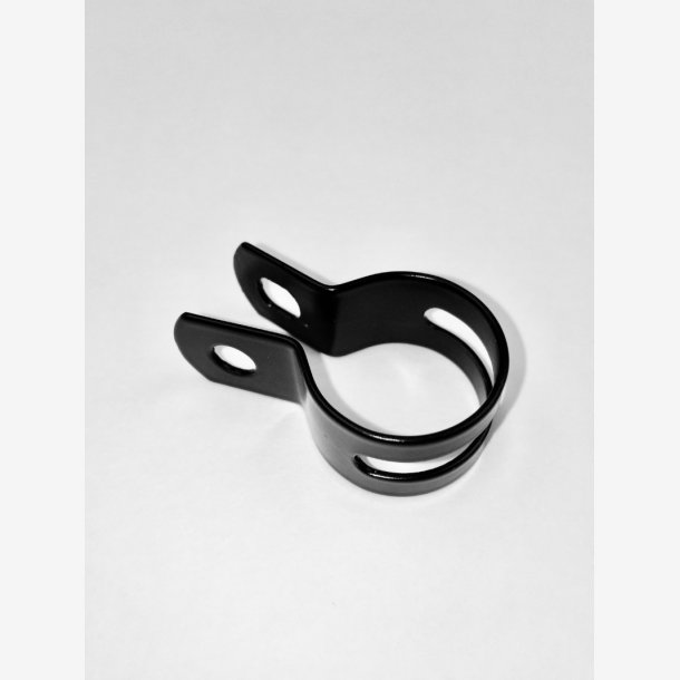 Bremsebnd, 22mm. Sort stl.