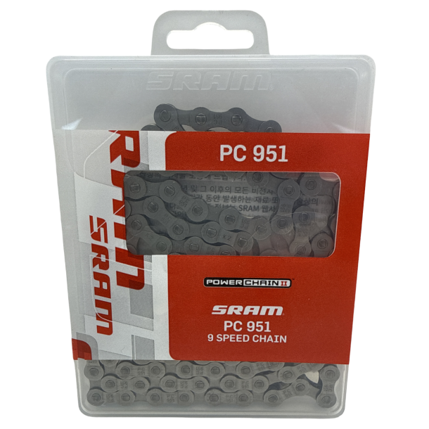 SRAM PC951 cykelk�de til 9 udvendige gear � 114 led