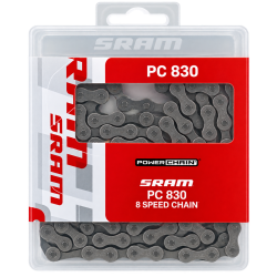 SRAM PC830 cykelk�de til 8 udvendige gear � 114 led