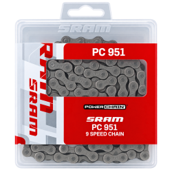 SRAM PC951 cykelk�de til 9 udvendige gear � 114 led