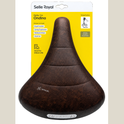 Sadel, brun, SELLE ROYAL GEL, Ondina