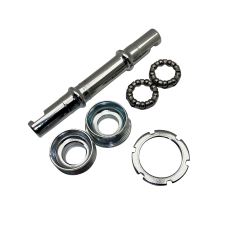 Krankaksel til kilebolt, inkl. lejeskle