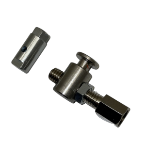 Justerskrue med modhold, bla. NIHOLA