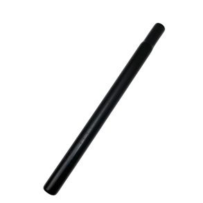 Sadelpind, 25,4 mm. stl, sort, 350 mm.