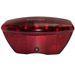 Lygte, Baglygte, LED til batteri, til montering p bagagebr