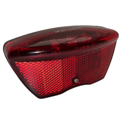 Lygte, Baglygte, LED til batteri, til montering p bagagebr