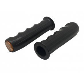 Hndtag i bld plastic, fingerformed med refleks