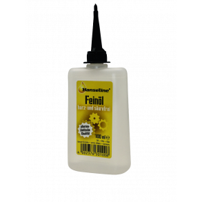 Plejemiddel, syrefri olie, 100 ml.