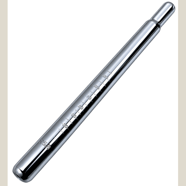 Sadelpind, 25,8 mm. st�l, krom. 350 mm.
