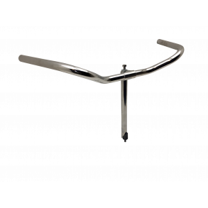 Styr til budcykel med styrstamme, chrom stl