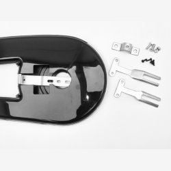 Kdeskrm, lukket, 48 T, sort, HESLING