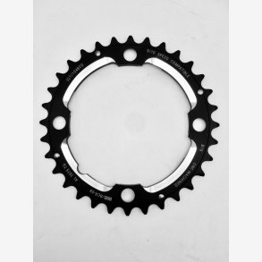 Klinge, FIX 104, 32T. sort, 4 hul, m. lftenitter, BBB