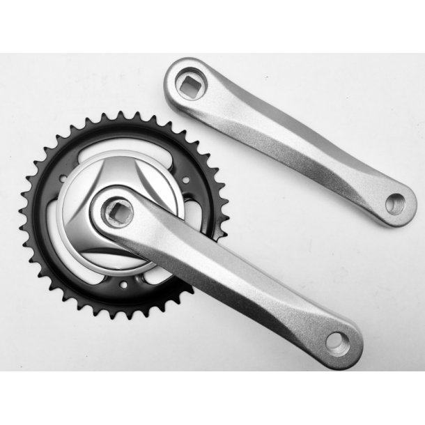 Kranks�t, 1 klinge, 38T, alu, s�lv, CFA