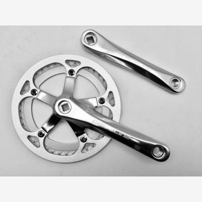 Krankst, 1 klinge, 42T. Alu. m/kdebeskytter, Slv, DRIVELINE