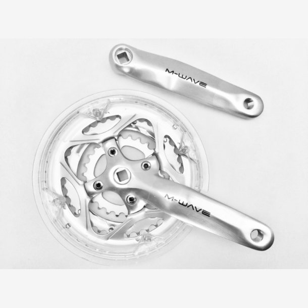 Krankst, 3 klinger, 48/38/26, slv, B110, m/kdebeskytter, M-WAVE