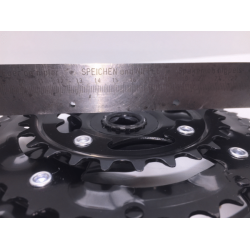 Krankst, 3 klinger, 48/38/28, 170mm. stl/plast, m/kdebeskytter, CFA