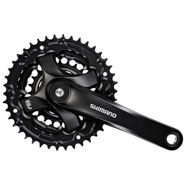 Kranks�t, 3 klinger, 24/34/42, Alu., 6/7/8 speed, SHIMANO FC-TY501