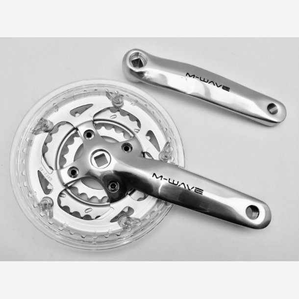 Krankst, 3 klinger, 42/32/22, slv, m/kdebeskytter. M-WAVE