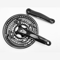 Krankst, 3 klinger, 48/38/28, 170mm. stl/plast, m/kdebeskytter, CFA