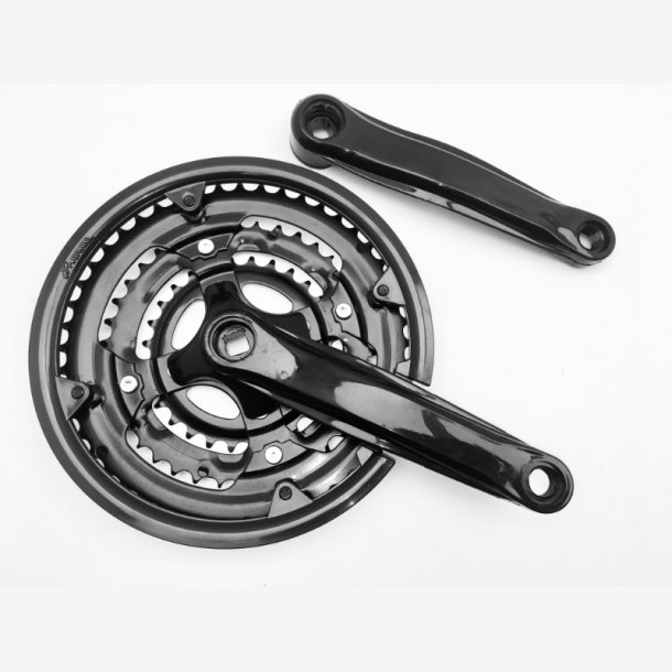 Krankst, 3 klinger, 48/38/28, 170mm. stl/plast, m/kdebeskytter, CFA