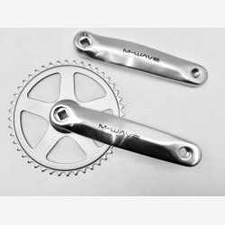 Krankst, 1 klinge, 44T. alu. slv, M-WAVE