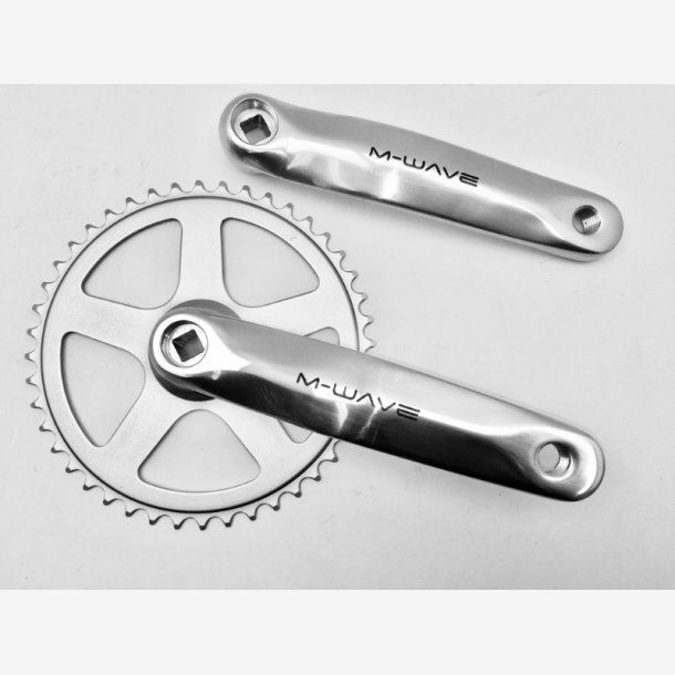 Krankst, 1 klinge, 44T. alu. slv, M-WAVE