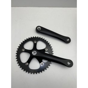 Kranks�t, 1 klinge, 48T. sort arm, alu. Prowheel