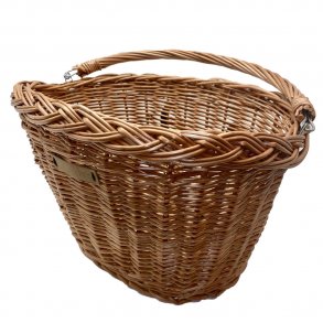 Kurv, front, med 2 kroge, flet, BASIL