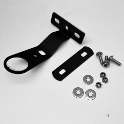 Kurv, front, 28", sort, fastmont, SPECTRA