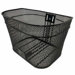 Kurv, front, 28", sort, fastmont, SPECTRA