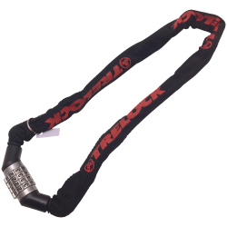 Ls, kde, m/kode, 600mm. x 4mm. sort, TRELOCK