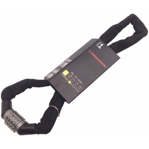 Ls, kde, m/kode, 600mm. x 4mm. sort, TRELOCK