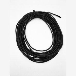 Ledning for dynamo. sort, 1 x 0,75