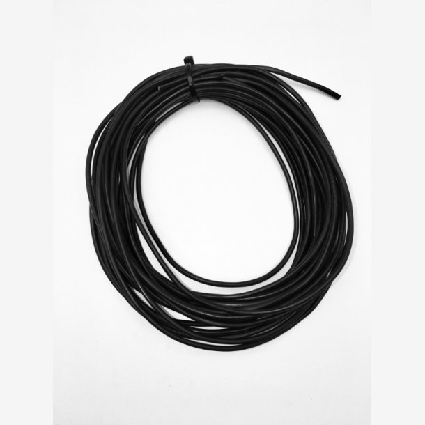 Ledning for dynamo. sort, 1 x 0,75