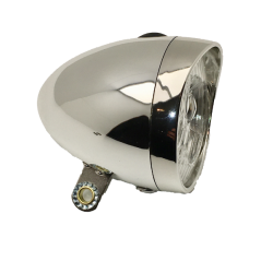 Forlygte, Retro, 3 x LED, batt., chrome, IKZI LIGHT