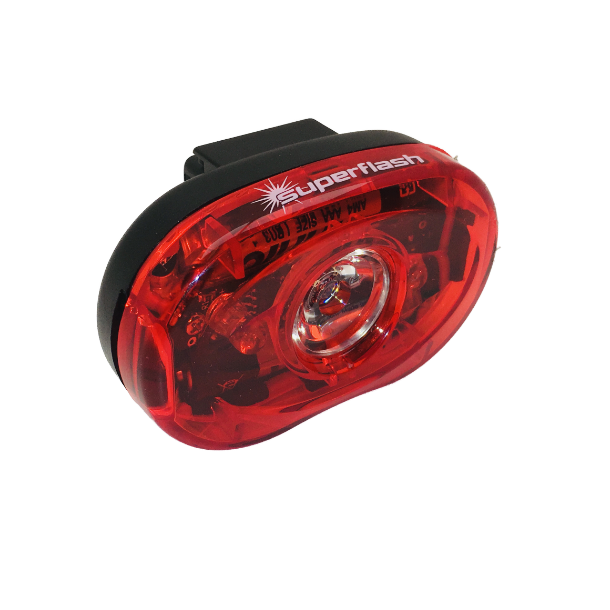 Baglygte, oval, SUPERFLASH, SMART
