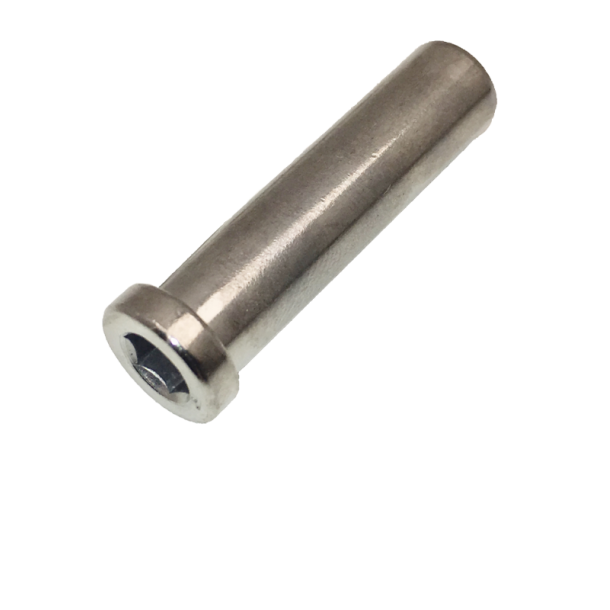 Mtrik / Halsmtrik for flgbremse, 6mm. gevind, 30mm. lang