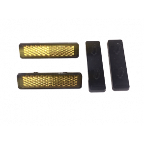 Refleks til Pedal, Clips Model, 4 stk.