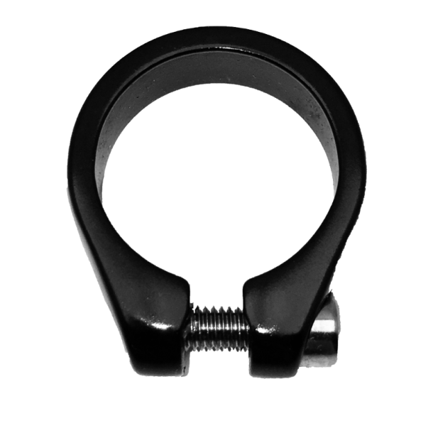 Sadelstangsclamp, 31,8mm. sort, unbraco