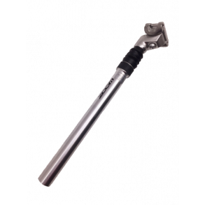 Sadelpind, 25,4mm. 350mm. m/ slde, Slv, Suspension. Zoom