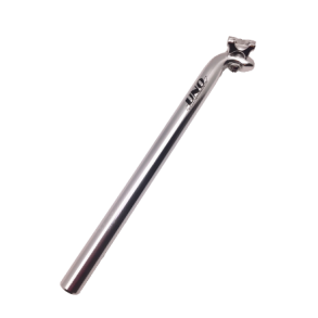 Sadelpind, 28,2mm. 400mm. m/ slde, slv, UNO