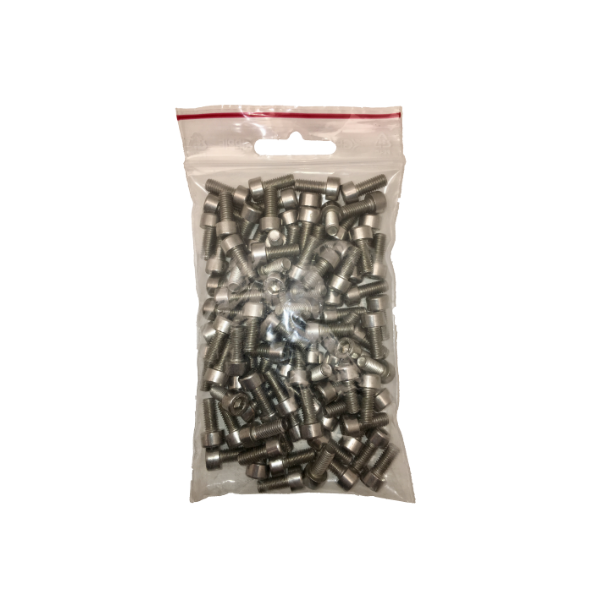 Bolt, 5x12mm. UNBRACO, rustfri, 100 stk.