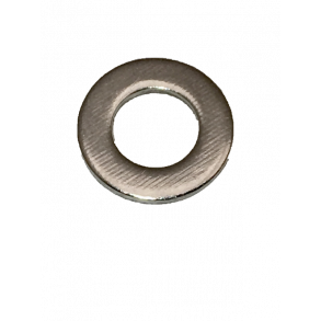 Skive, 5mm. (5x10x1,0mm.) rustfri, 100 stk.