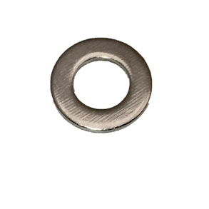 Skive, 5mm. (5x10x1,0mm.) rustfri, 100 stk.