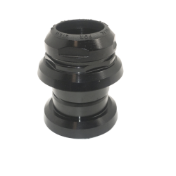 Styrfittings, Gevind 1 1/8", alu. sort