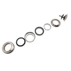 Styrfittings, AHEAD, 1 1/8", Tange, slv