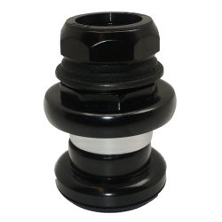 Styrfittings, Gevind 1". sort stl.